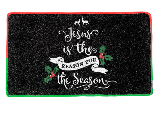 JESUS is the REASON for the SEASON Christmas Artificial Turf Mat