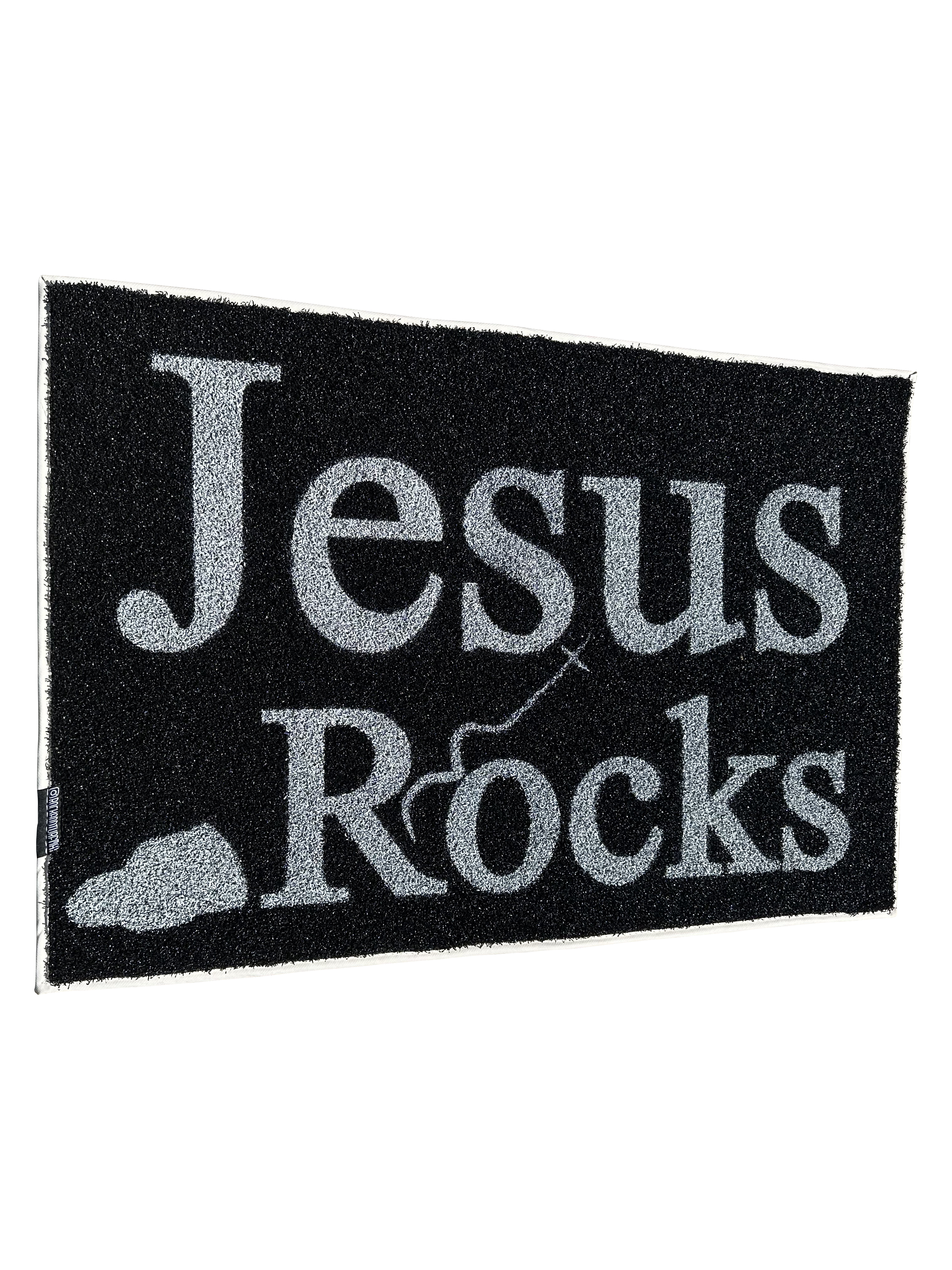Jesus Rocks mat