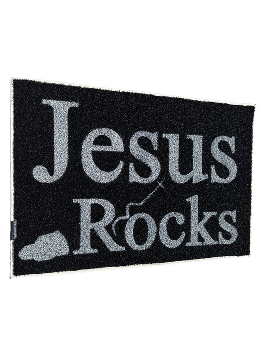 Jesus Rocks mat